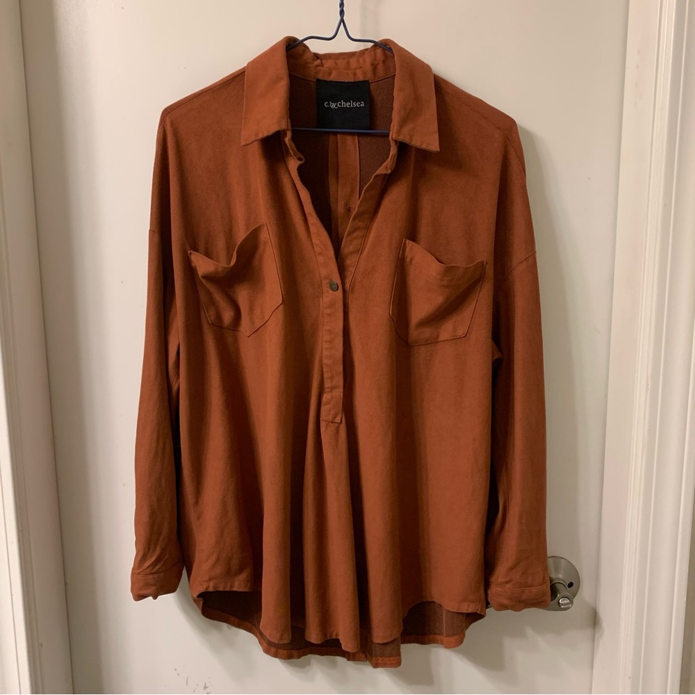 Women's Rust Tunic Top